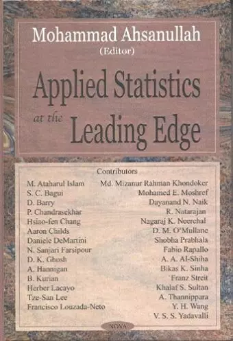 Applied Statistics at the Leading Edge cover