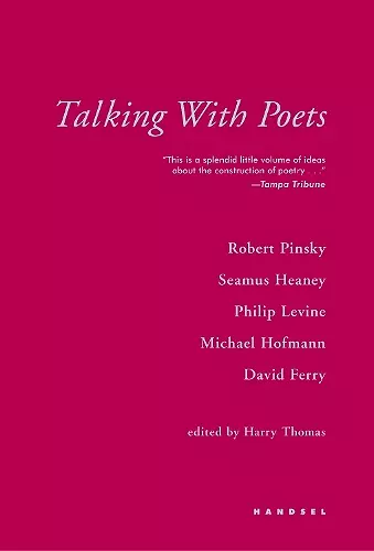 Talking With Poets cover