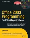 Office 2003 Programming cover