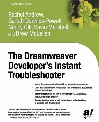 The Dreamweaver Developer's Instant Troubleshooter cover