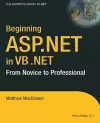 Beginning ASP.NET in VB .NET cover