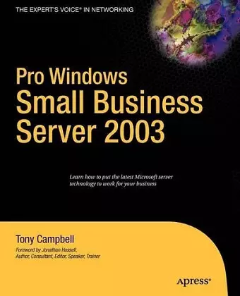 Pro Windows Small Business Server 2003 cover