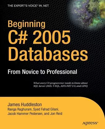 Beginning C# 2005 Databases cover