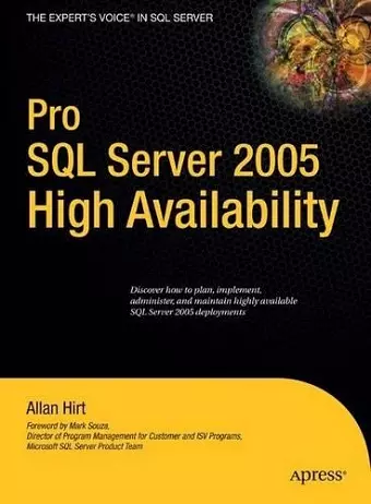 Pro SQL Server 2005 High Availability cover