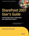 SharePoint 2007 User's Guide cover