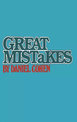 Great Mistakes cover