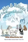 Max and Voltaire Treasure in the Snow cover