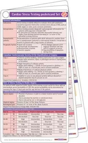 Cardiac Stress Pocketcard Set cover
