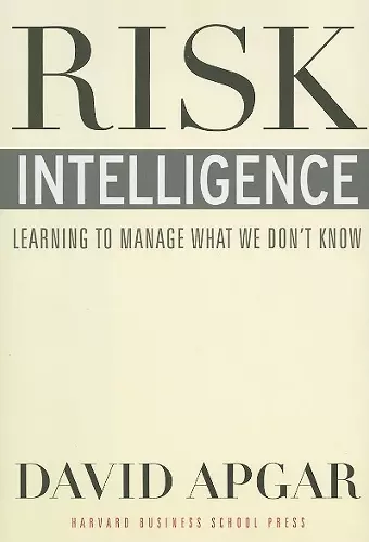 Risk Intelligence cover
