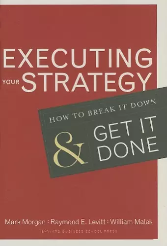 Executing Your Strategy cover