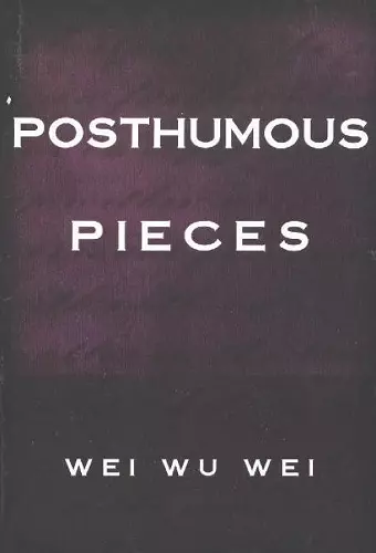 Posthumous Pieces cover