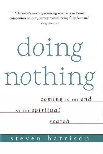 Doing Nothing cover