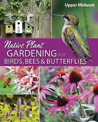 Native Plant Gardening for Birds, Bees & Butterflies: Upper Midwest cover