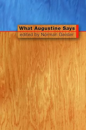 What Augustine Says cover