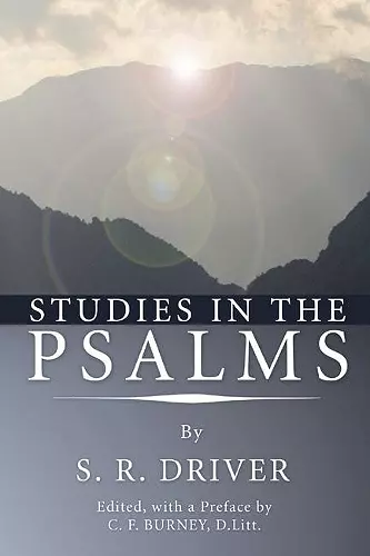 Studies in the Psalms cover