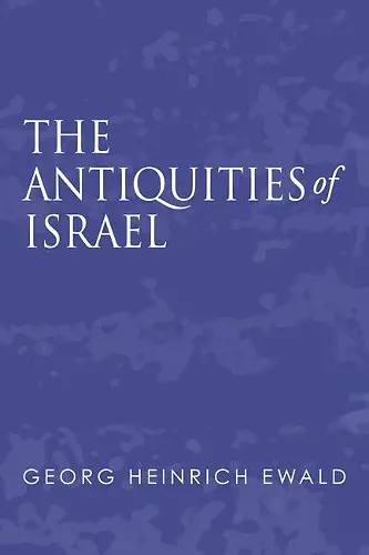 Antiquities of Israel cover