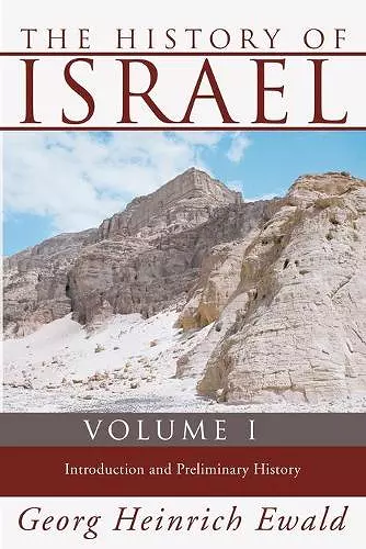 The History of Israel, Volume 1 cover