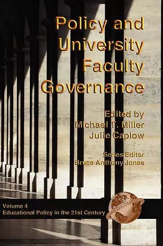 Policy and University Faculty Governance cover