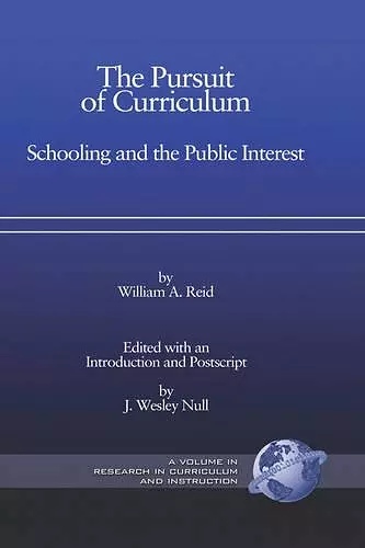 The Pursuit of Curriculum cover