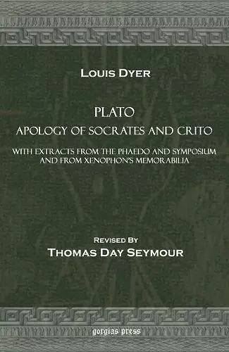 Plato, Apology of Socrates and Crito cover