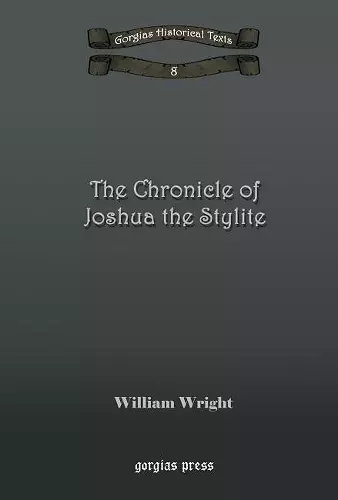 The Chronicle of Joshua the Stylite cover