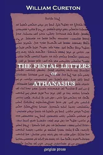 The Festal Letters of Athanasius cover