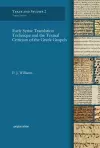 Early Syriac Translation Technique and the Textual Criticism of the Greek Gospels cover