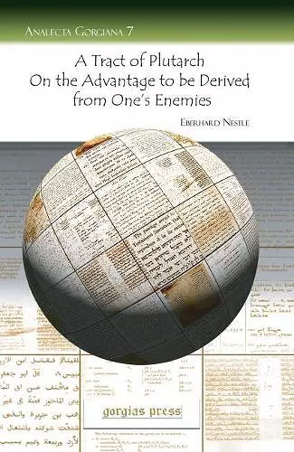 A Tract of Plutarch on the Advantage to be Derived from One's Enemies cover