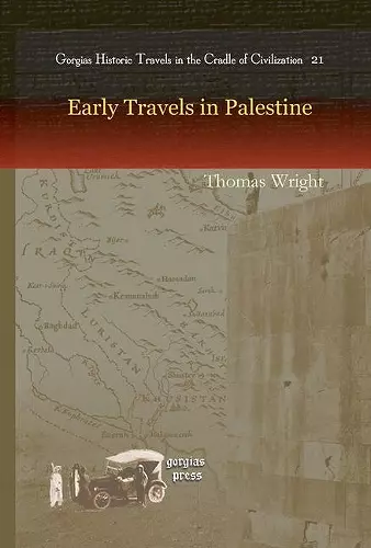 Early Travels in Palestine cover
