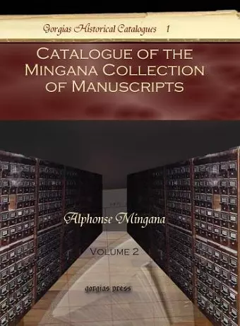 Catalogue of the Mingana Collection of Manuscripts (Vol 2) cover