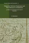 Gesenius' Hebrew Grammar and The Influence of Gesenius cover