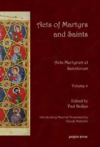 Acts of Martyrs and Saints (Vol 4) cover