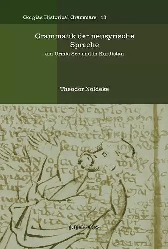 Grammatik der neusyrische Sprache cover