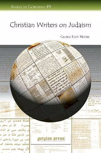 Christian Writers on Judaism cover