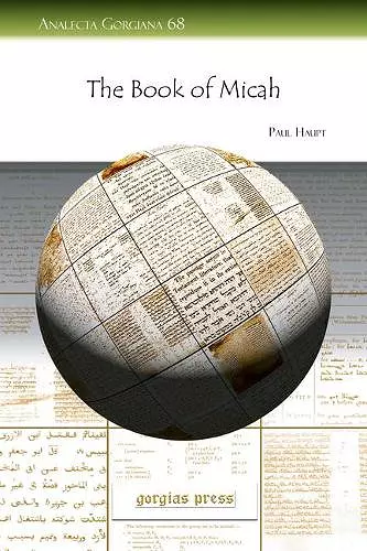 The Book of Micah cover