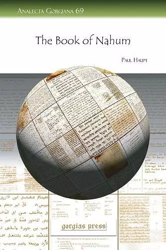 The Book of Nahum cover