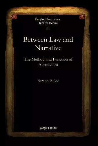 Between Law and Narrative cover