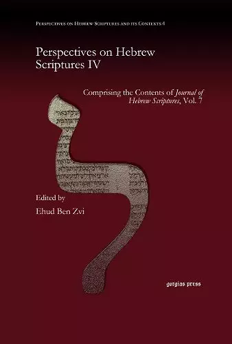 Perspectives on Hebrew Scriptures IV cover