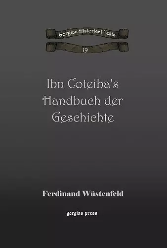 Ibn Coteiba's Handbuch der Geschichte cover