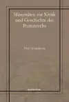 Materialien zur Kritik und Geschichte des Pentateuchs cover