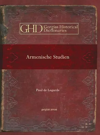 Armenische Studien cover