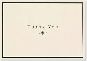 Thank You Notes Black/cream cover
