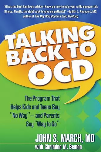 Talking Back to OCD cover