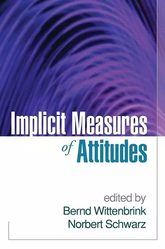 Implicit Measures of Attitudes cover