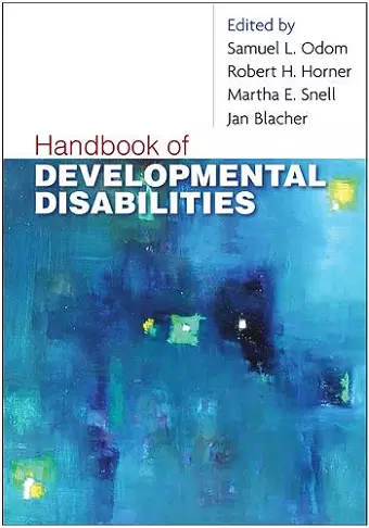 Handbook of Developmental Disabilities cover