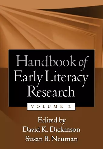 Handbook of Early Literacy Research, Volume 2 cover