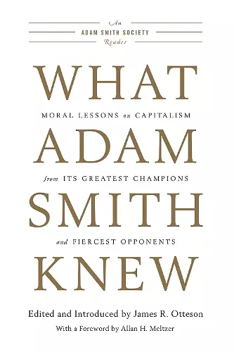 What Adam Smith Knew cover