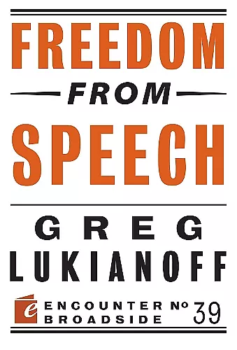 Freedom from Speech cover