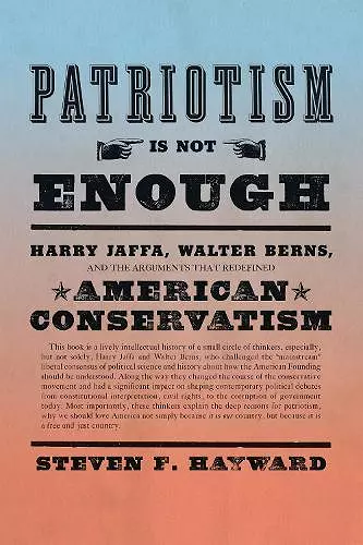 Patriotism Is Not Enough cover