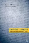 Critical Literacy cover